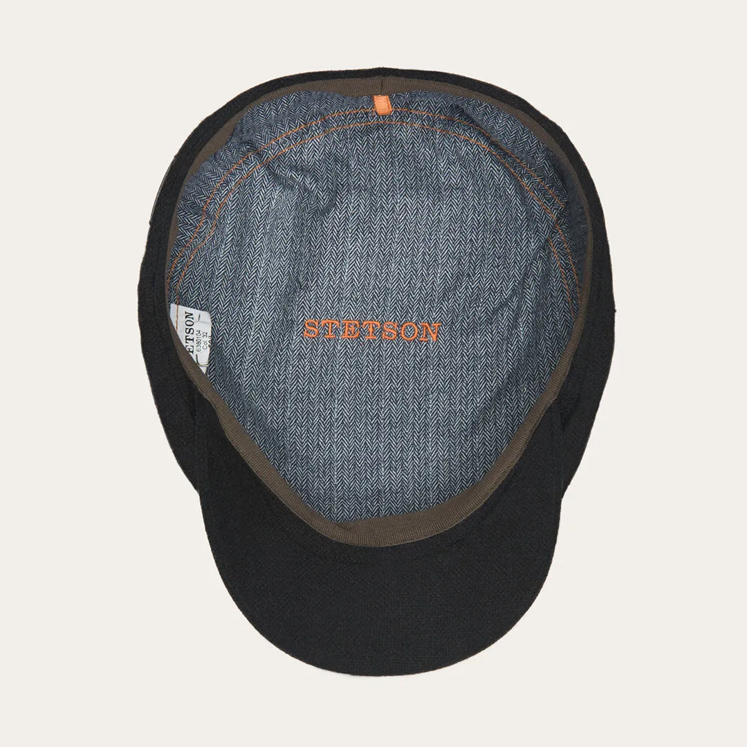 Virgin Wool & Cashmere Driver Cap -STETSON