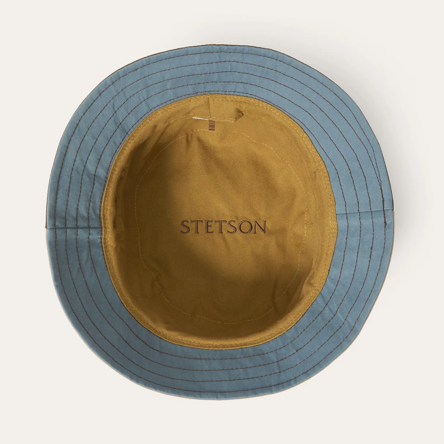 Waxed Cotton Bucket Hat -STETSON