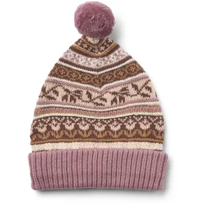 Wheat Lavender Dawn Knit Beanie Anna