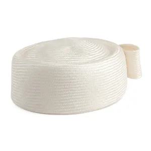 Whiteley Hats Jackie O Straw Pillbox Hat - Ivory
