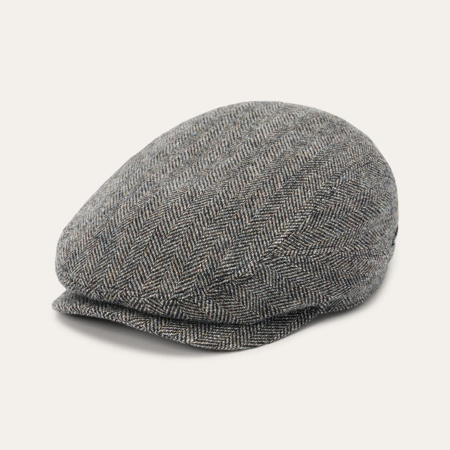 Wool Herringbone Driver Cap -STETSON