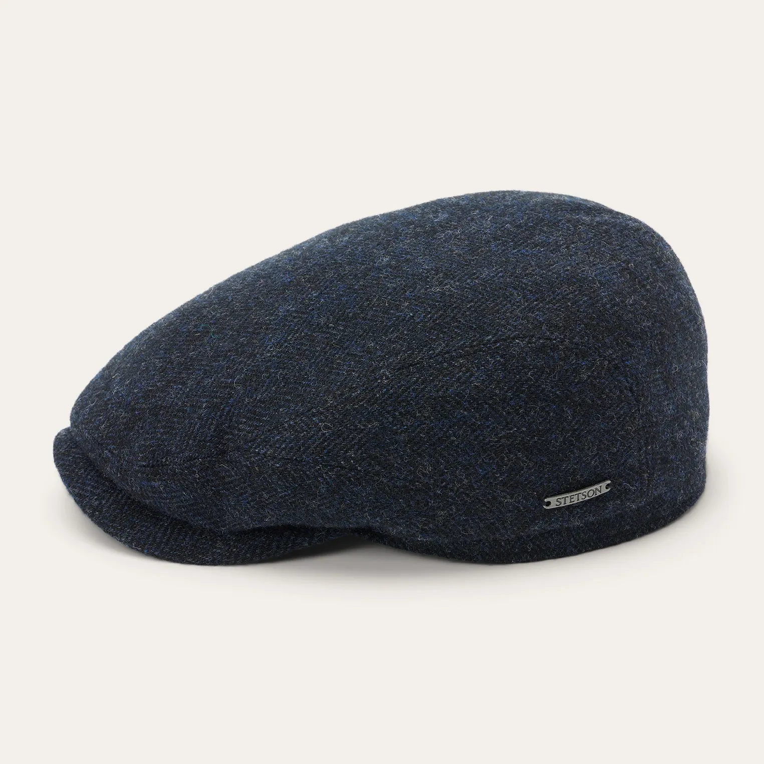 Wool Herringbone Driver Cap -STETSON
