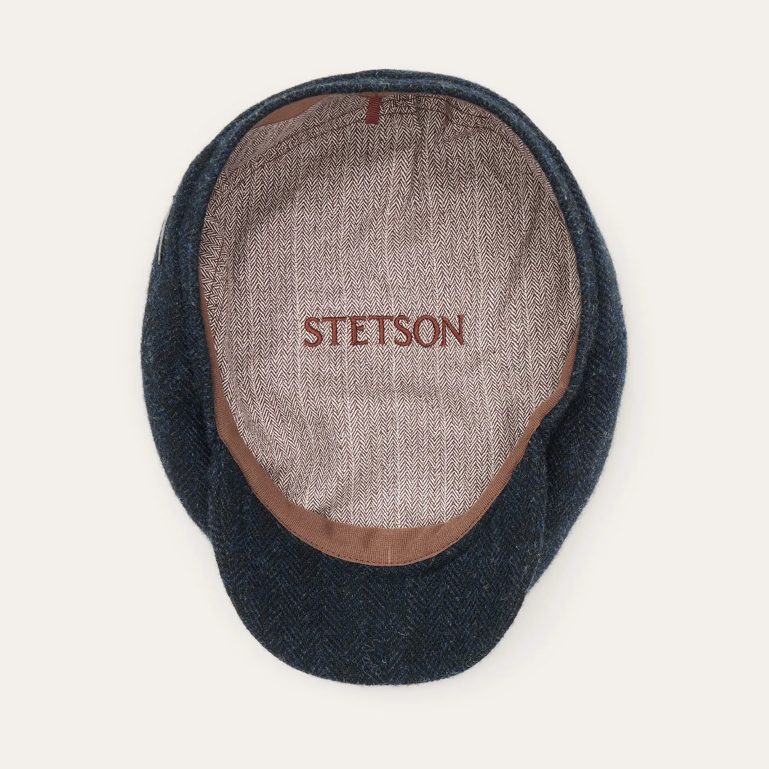 Wool Herringbone Driver Cap -STETSON