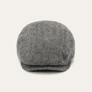 Wool Herringbone Driver Cap -STETSON