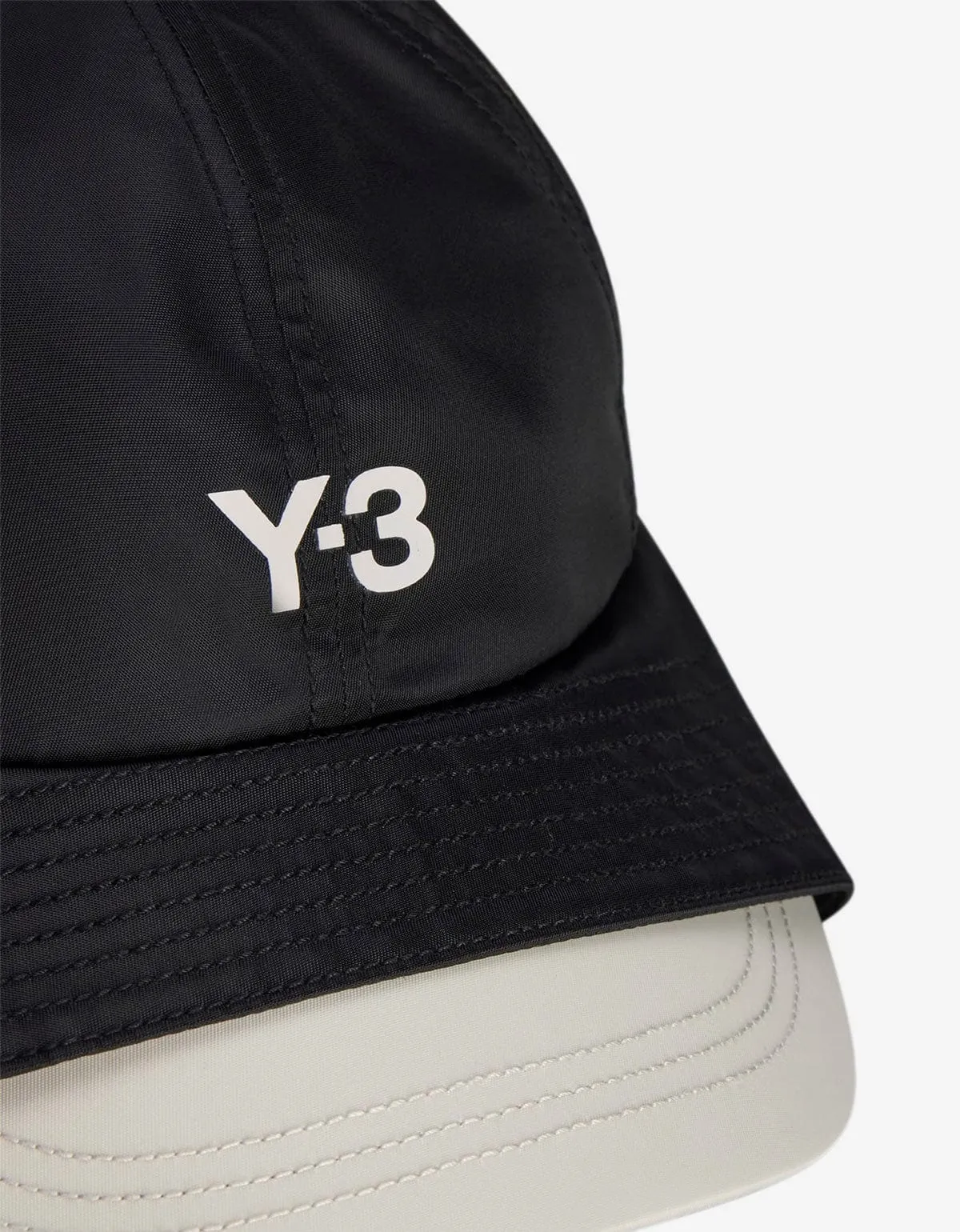 Y-3 Black Straps Hat