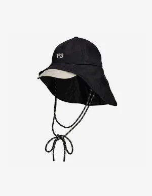 Y-3 Black Straps Hat