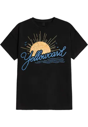 Yellowcard - Yellowcard Script Sun - T-Shirt
