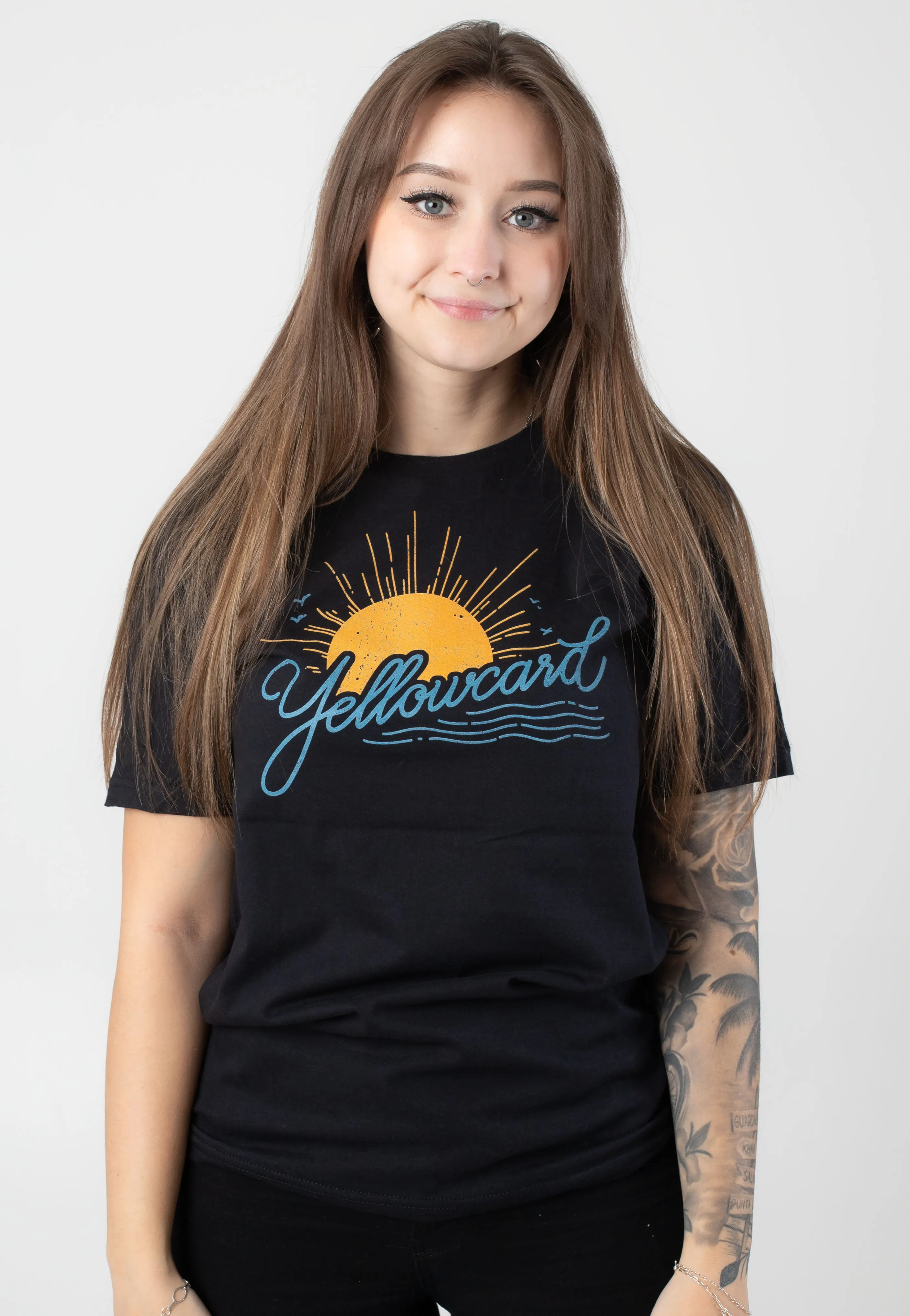 Yellowcard - Yellowcard Script Sun - T-Shirt