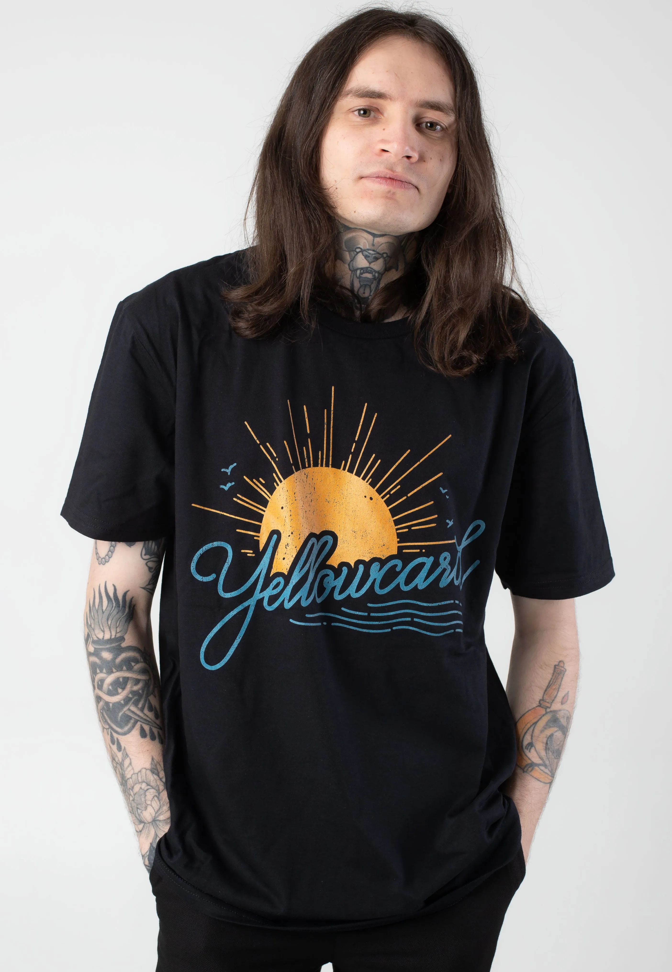 Yellowcard - Yellowcard Script Sun - T-Shirt